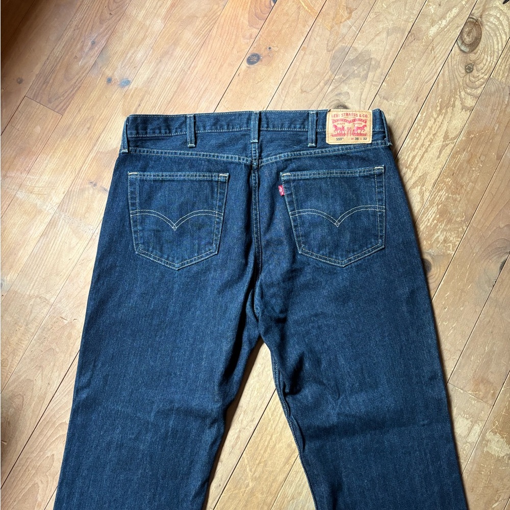 Levi's Men's Dark Blue Straight Jeans